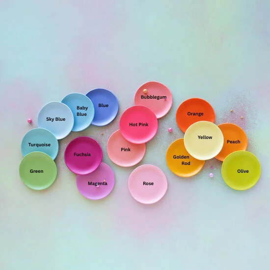 Glitterville Rainbow Melamine Salad Plate