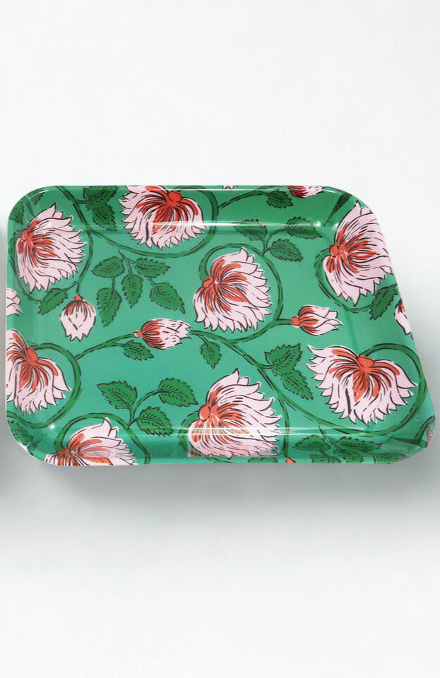 Spice Trail Enamel Tray