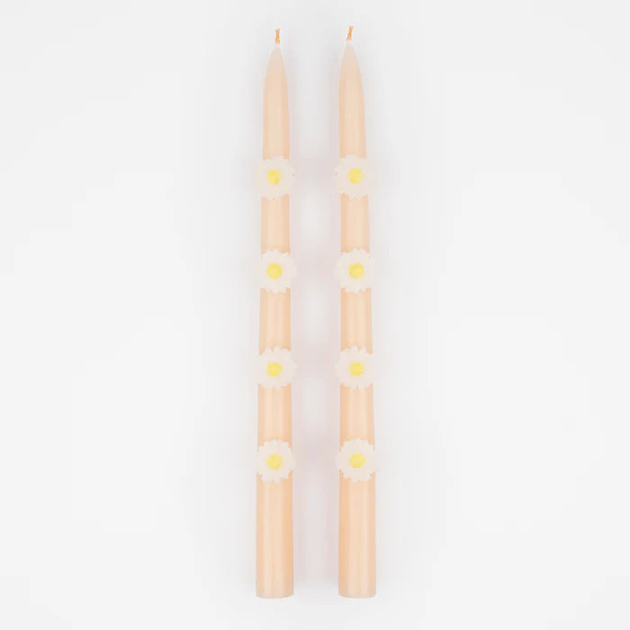 Meri Meri Pink Daisy Taper Candles