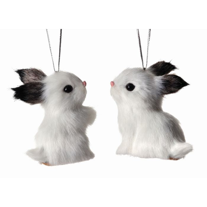 Fur Rabbit Ornament