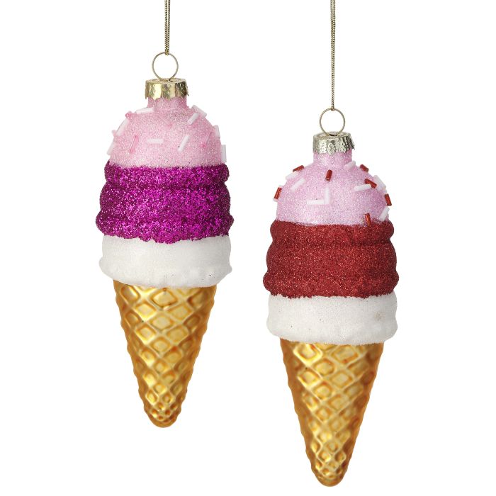 4.5" Ice Cream Ornament