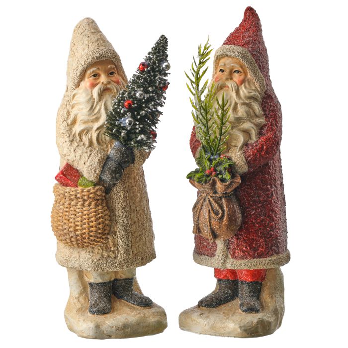 Vintage Resin Santa