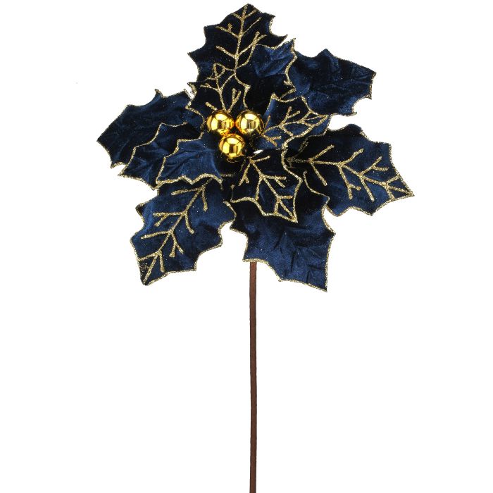 22" Royalty Poinsettia Stem