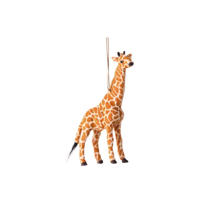 Fur Giraffe Ornament