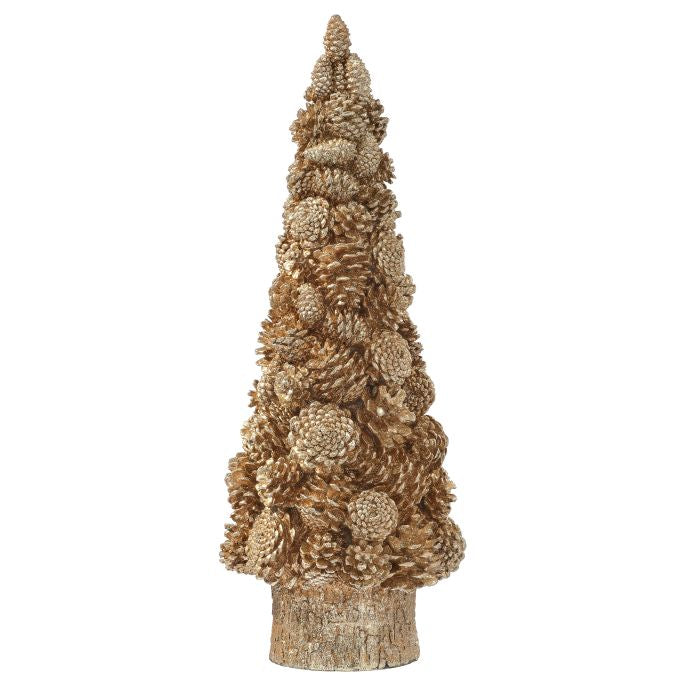 16" Resin Pinecone Tree