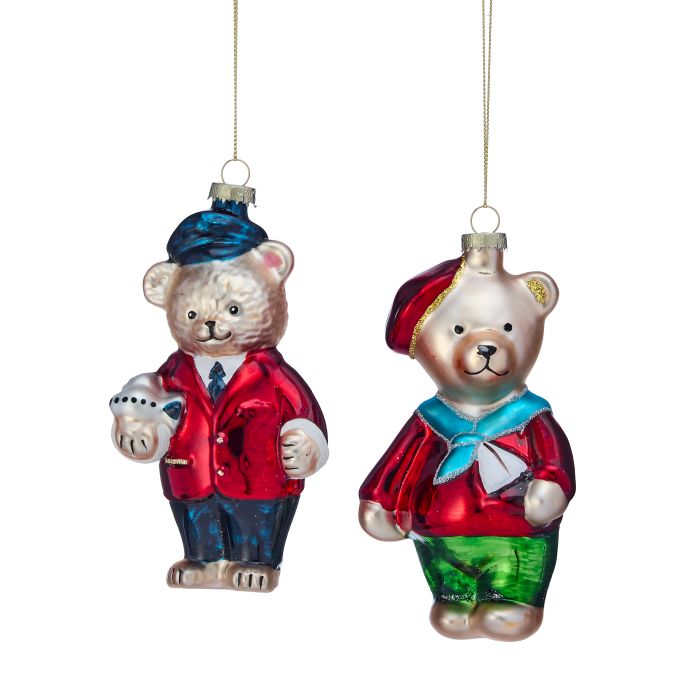 Bear Glass Ornament