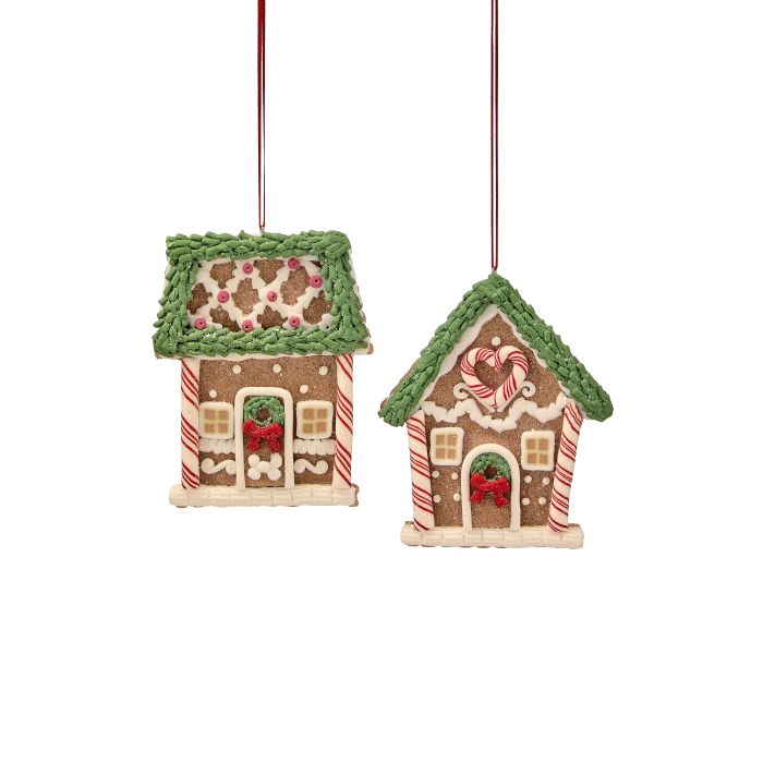 Claydough Flat Gingerbread Ornament