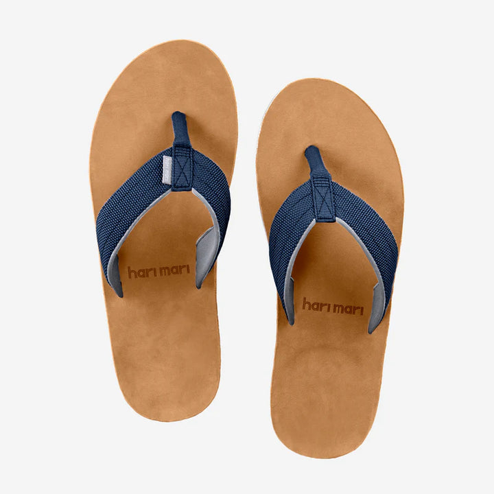 Hari Mari Men's Scouts Indigo Gray Flip Flops