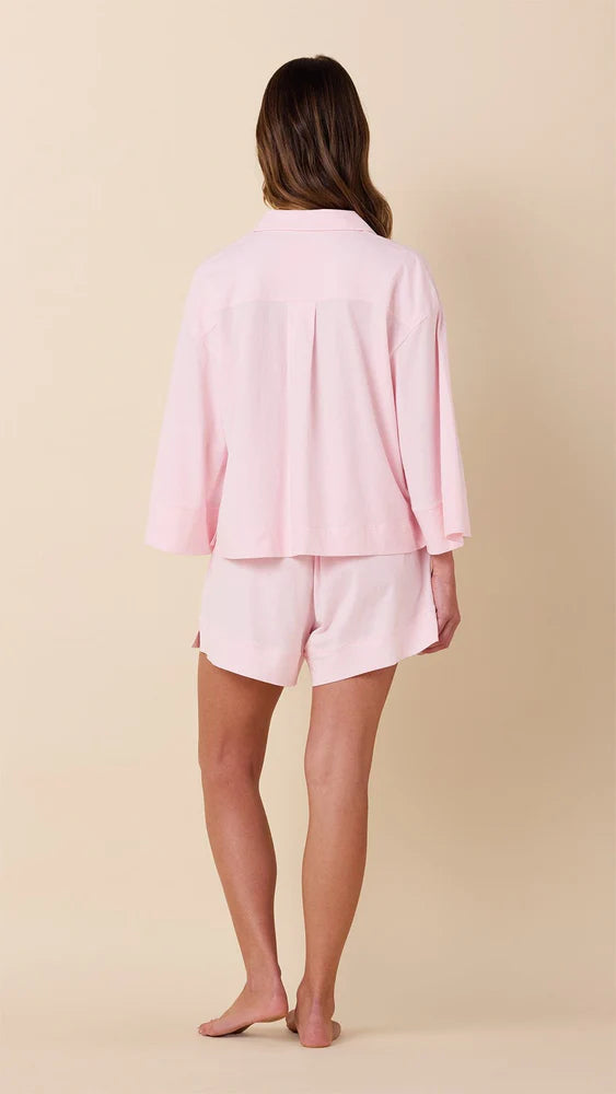 The Cat's Pajamas Mariposa Long Sleeve Short Set