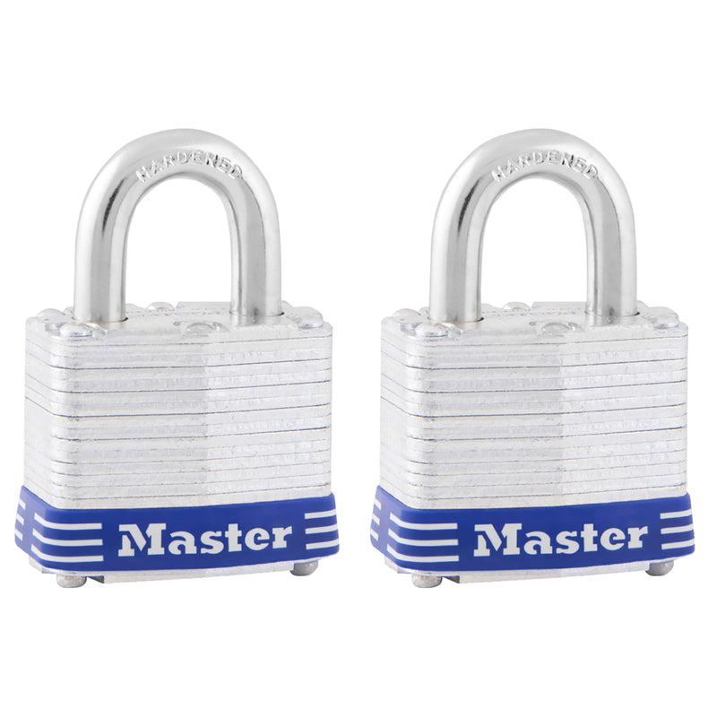 Master Lock No. 3T Laminated Padlocks - 2 pk
