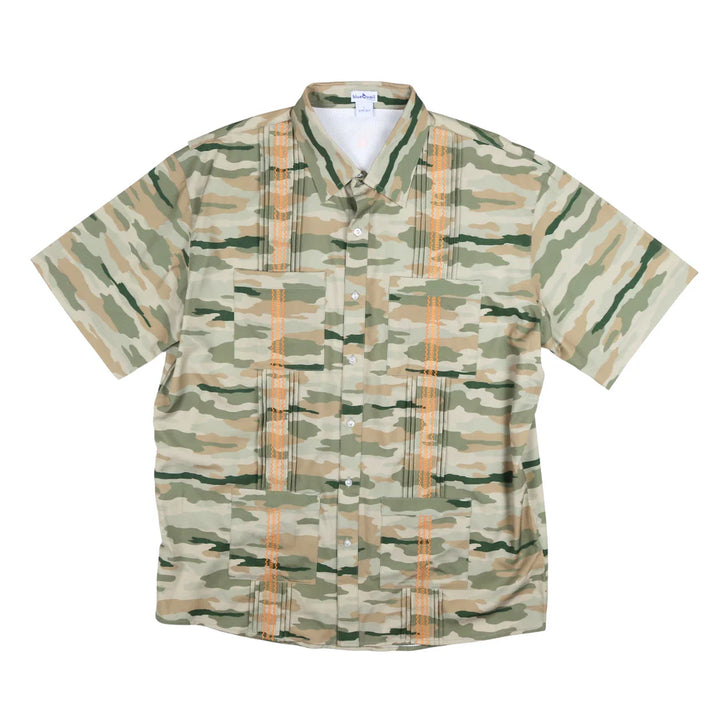 Blue Quail Men's Guayabera Classic Camo