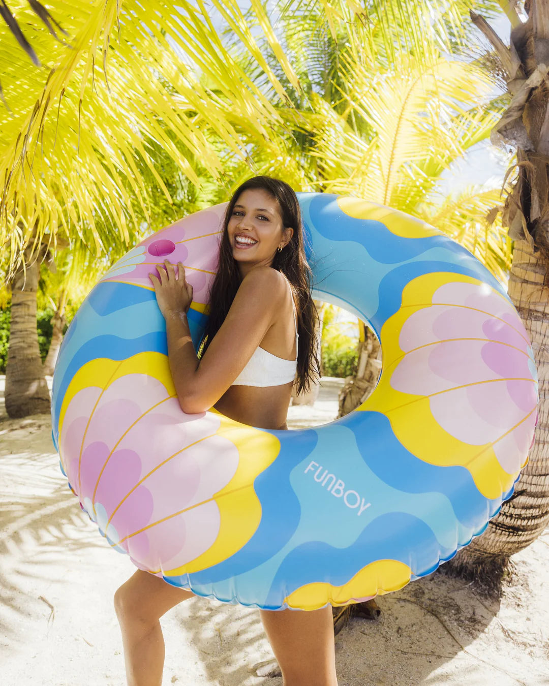 FunBoy Floats Mermaid Shells Tube Float
