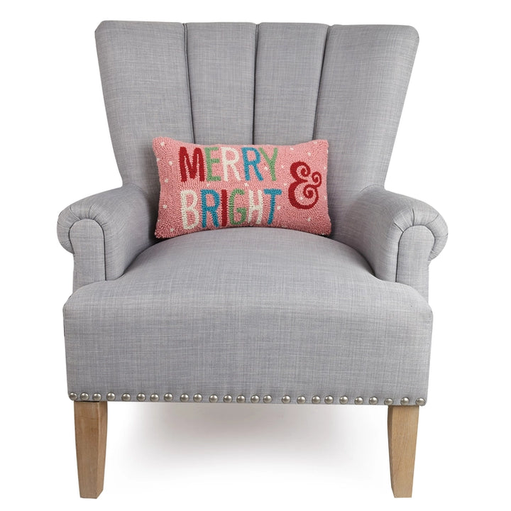 Peking Handicrafts Merry and Bright Hook Pillow