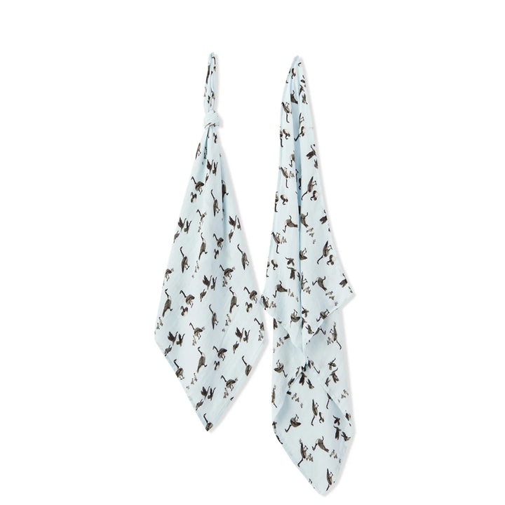 Milkbarn Goose Bamboo Burp Cloth