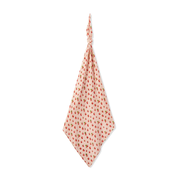 Milkbarn Strawberry Organic Cotton Swaddle