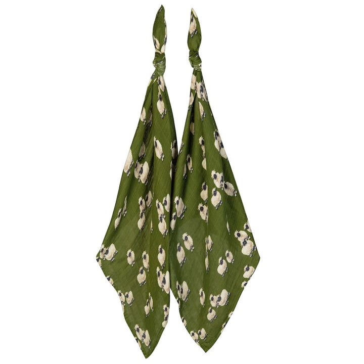 Milkbarn Burp Cloth Set Valais Sheep