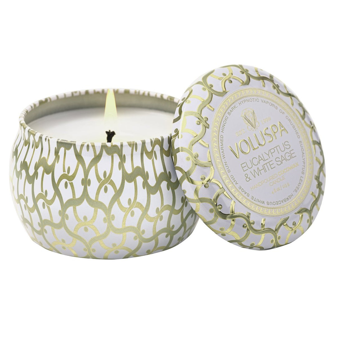 Voluspa Eucalyptus & White Sage Candle