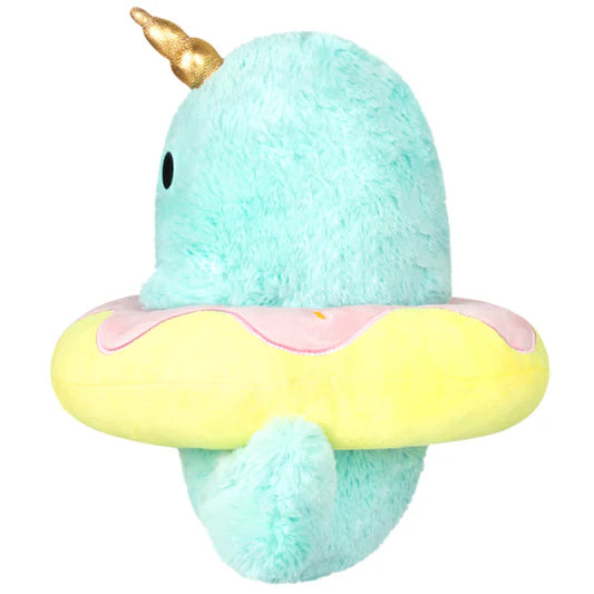 Squishable Mini Sparkles the Narwhal in Donut