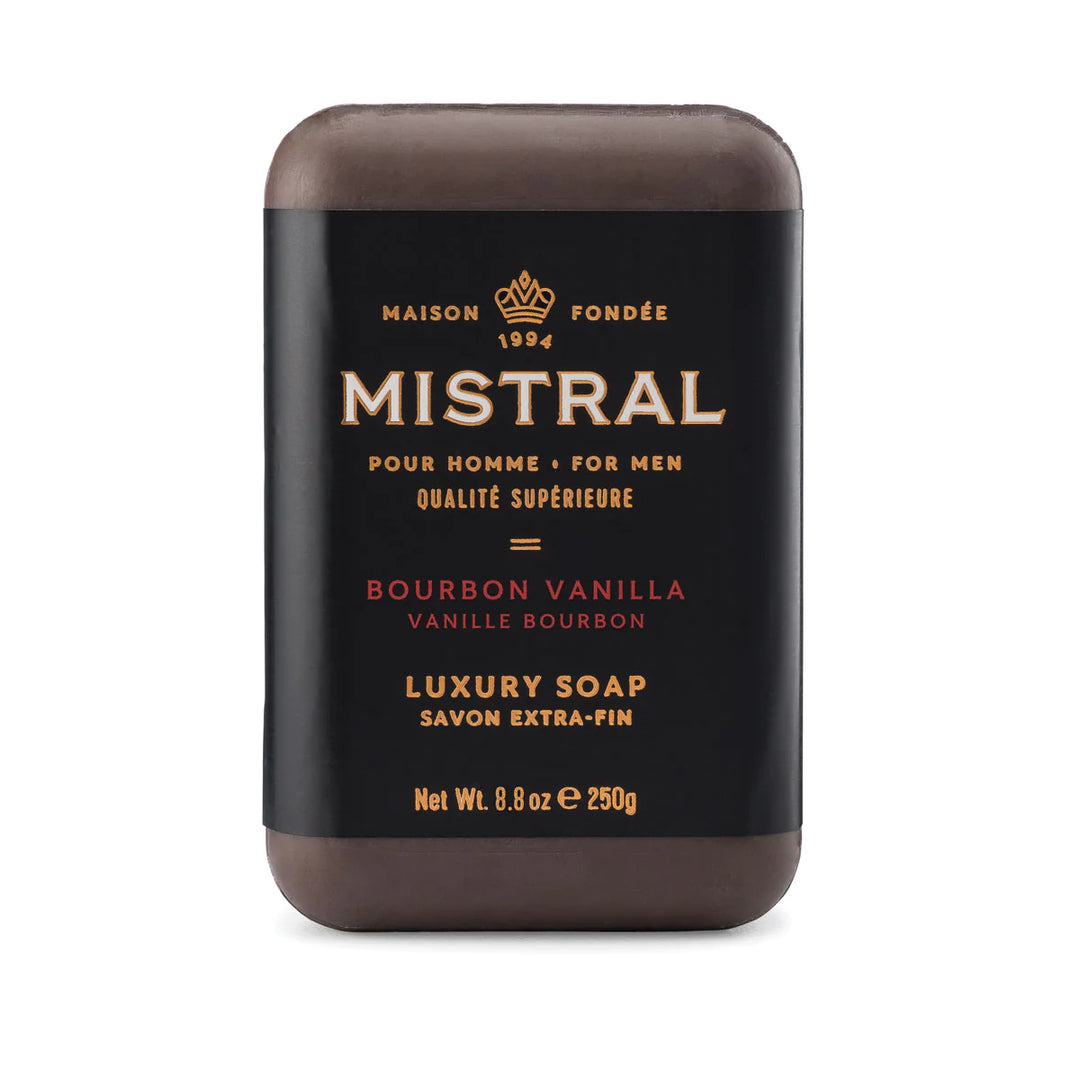 Mistral - Men's Bar Soap - Bourbon Vanilla