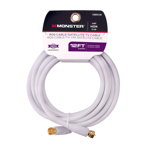 Monster 12 ft. Video Coaxial Cable