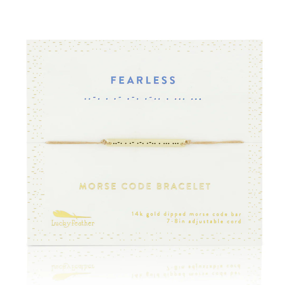 Morse Code Bar Bracelet