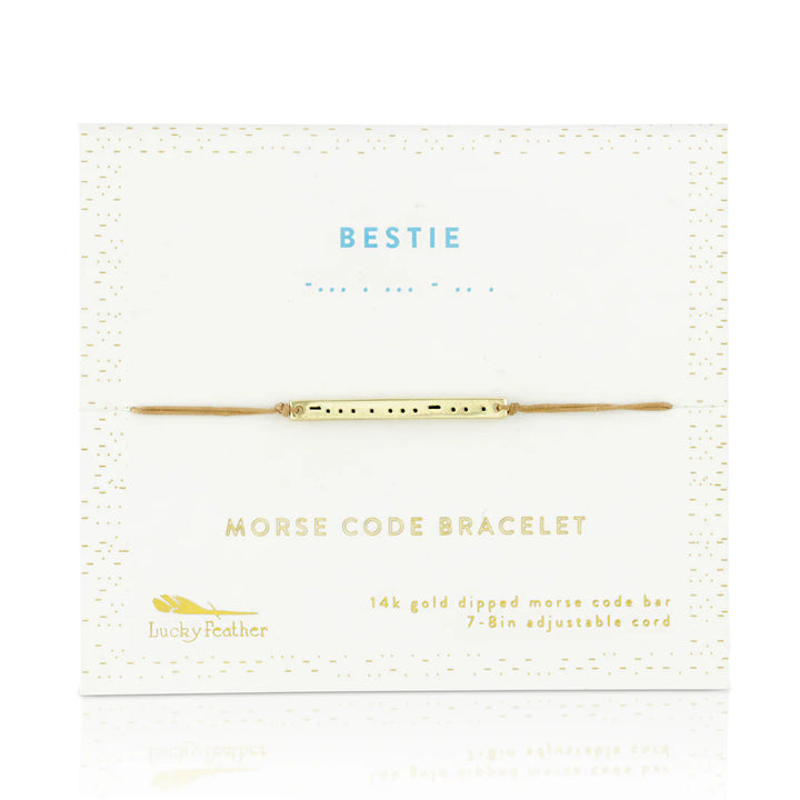 Morse Code Bar Bracelet
