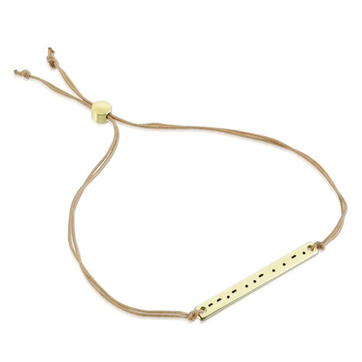 Morse Code Bar Bracelet