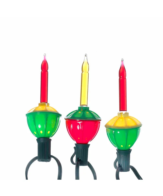Kurt Adler Multicolored Bubble Light Set