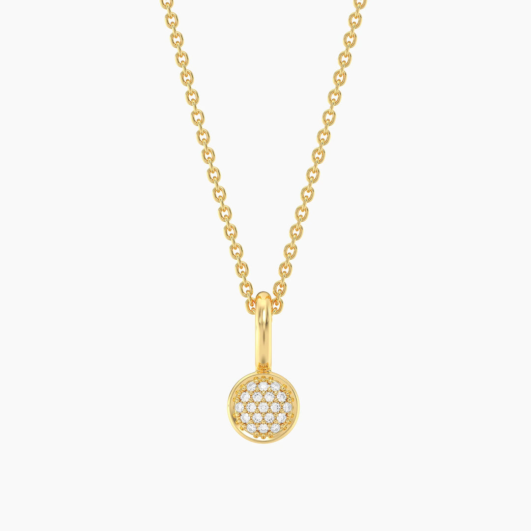 Ella Stein Small Circle Pendant Necklace