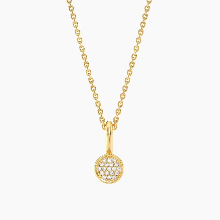 Ella Stein Small Circle Pendant Necklace