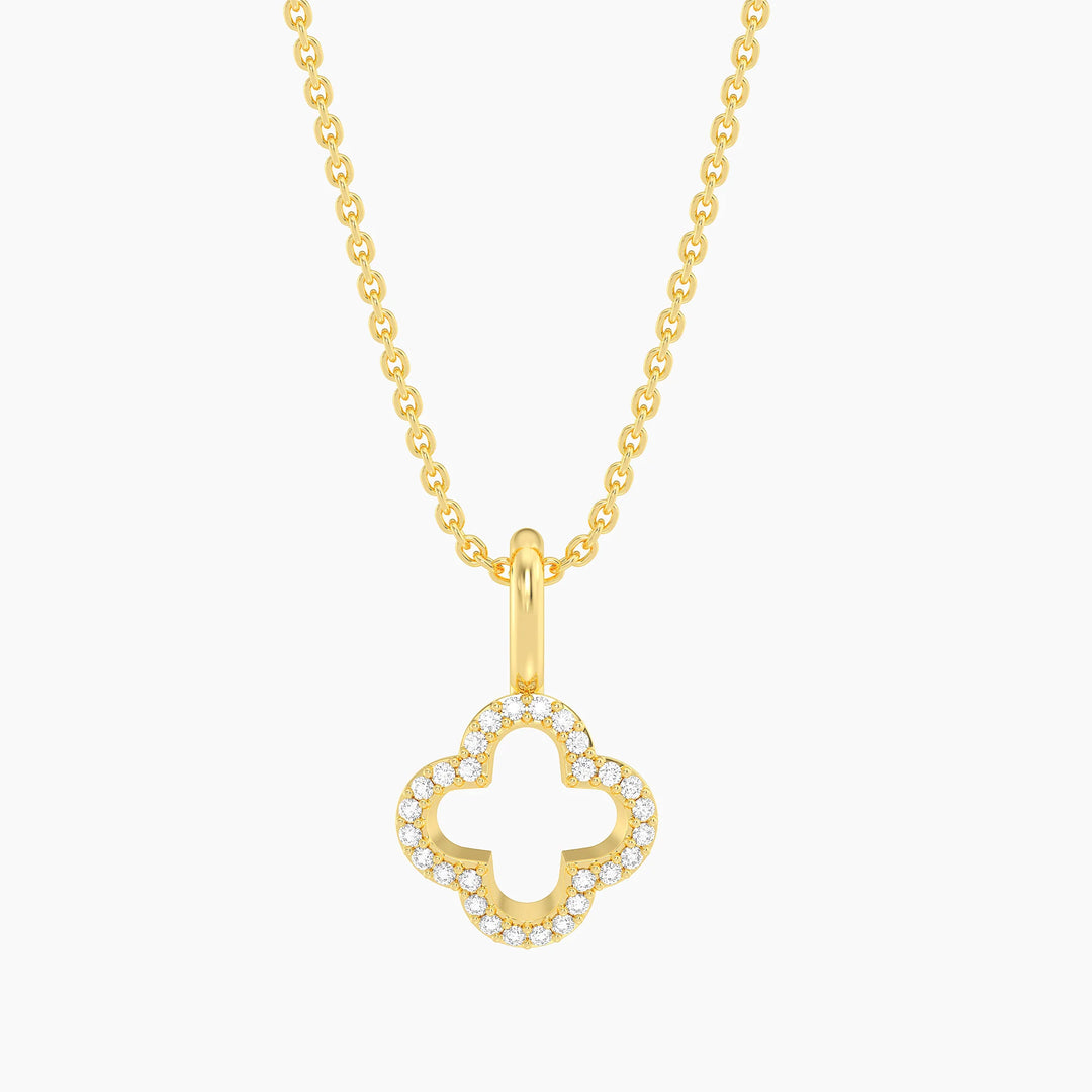 Ella Stein Lucky Clover Pendant Necklace
