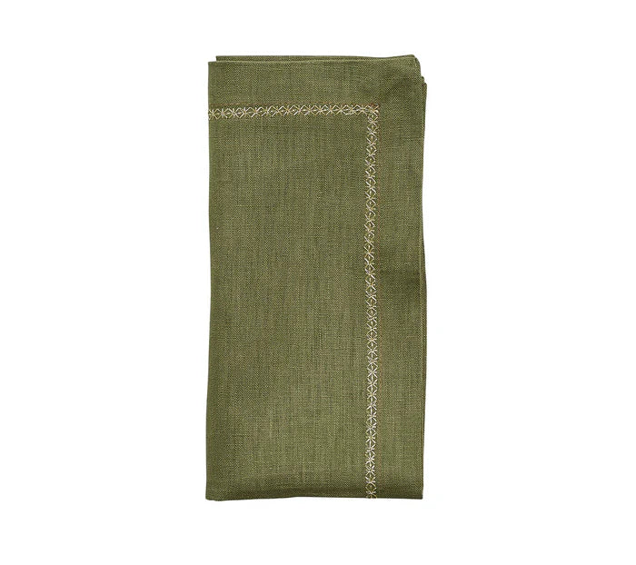 Kim Seybert Dinner Napkin Classic Olive