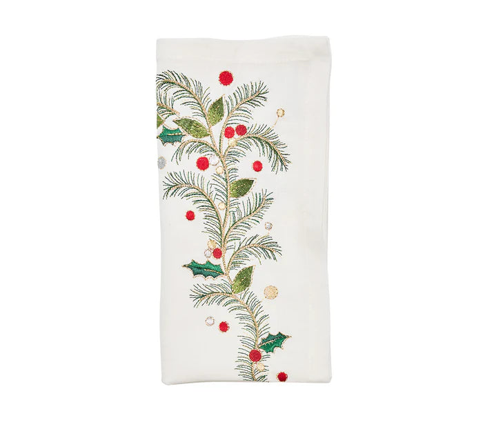 Kim Seybert Dinner Napkin Christmas Carol