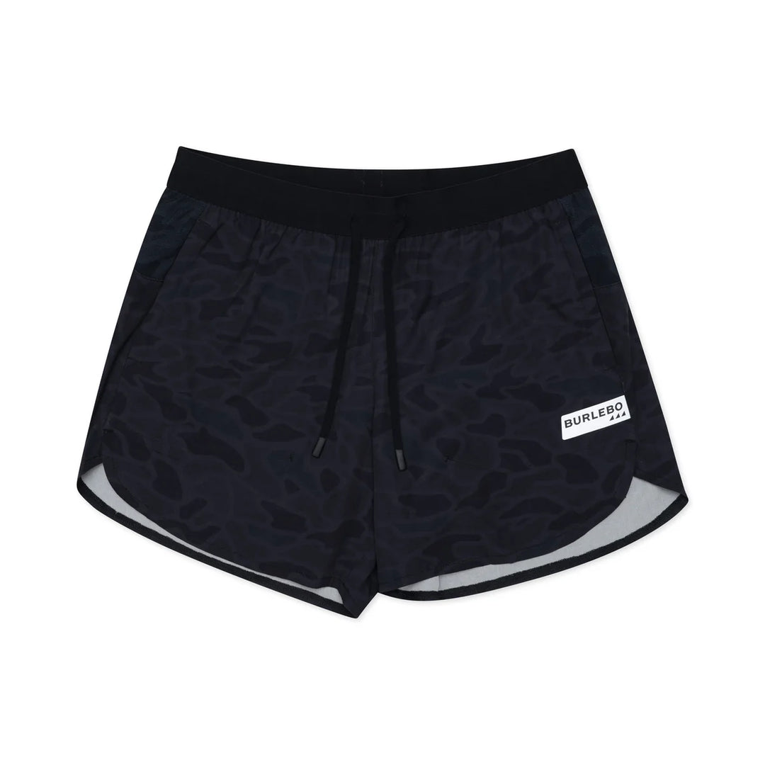 Burlebo Men's Black Camo Training Shorts