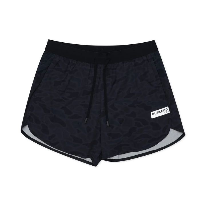 Burlebo Men's Black Camo Training Shorts