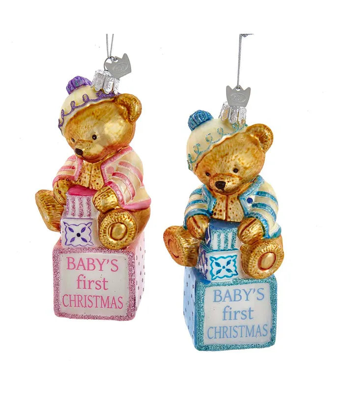 Baby's 1st Christmas Teddy Bear Ornament