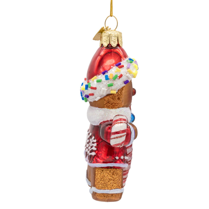 Kurt Adler Noble Gems™ Glass Candy Gingerbread Man Ornament