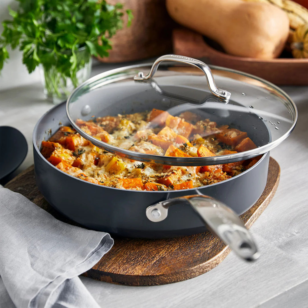 GreenPan Valencia Pro Ceramic Nonstick 4.5-Quart Sauté Pan with Lid