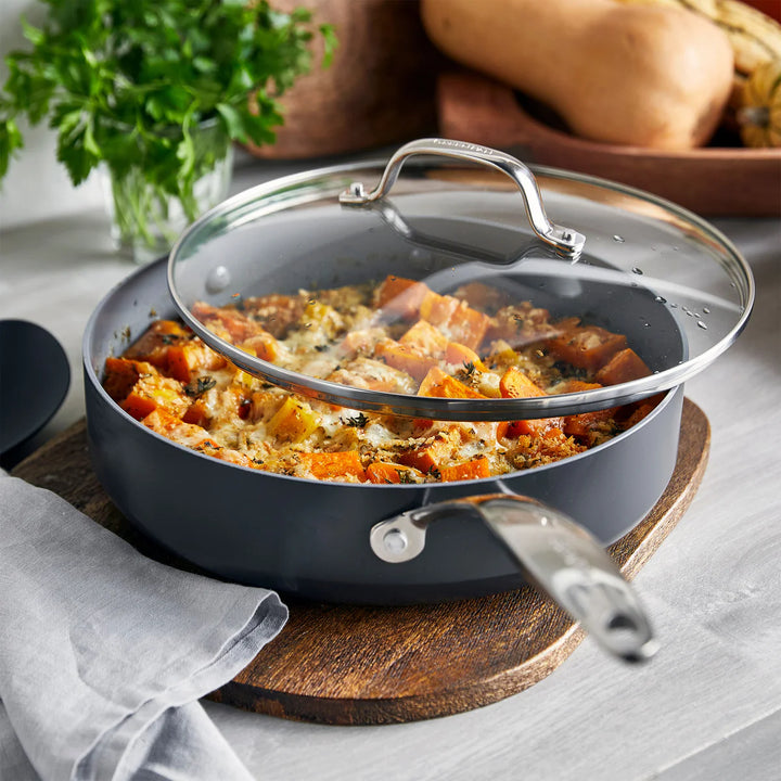 GreenPan Valencia Pro Ceramic Nonstick 4.5-Quart Sauté Pan with Lid