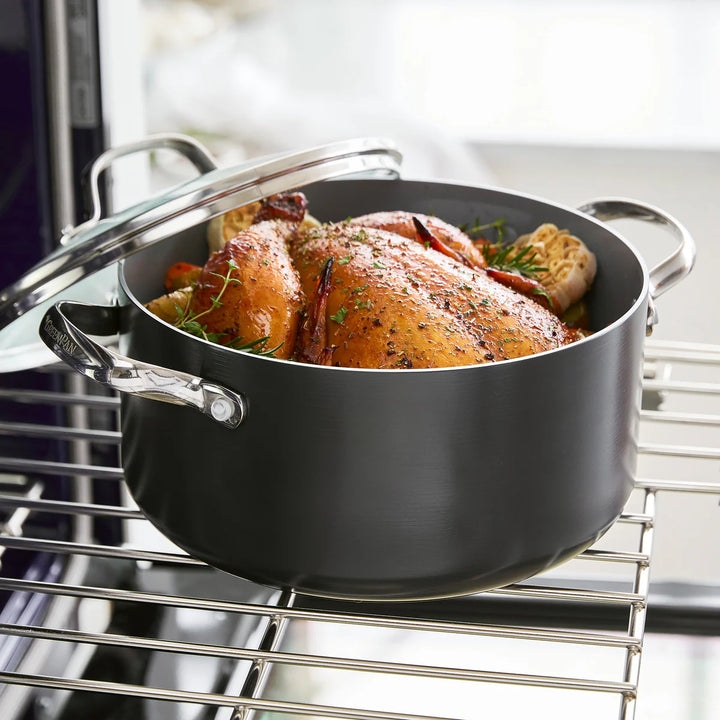 GreenPan Valencia Pro Ceramic Nonstick Stockpot with Lid