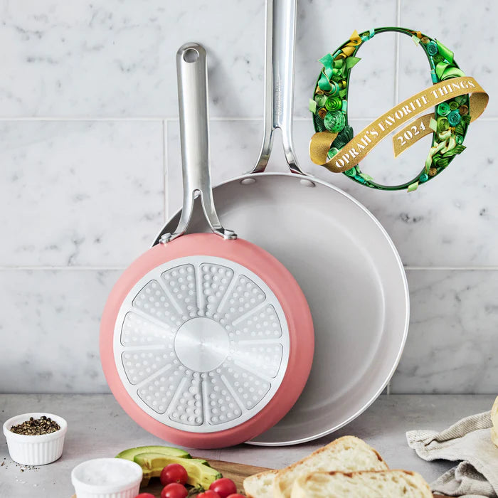 Greenpan Nova Ceramic Nonstick Frypan Set in Coral