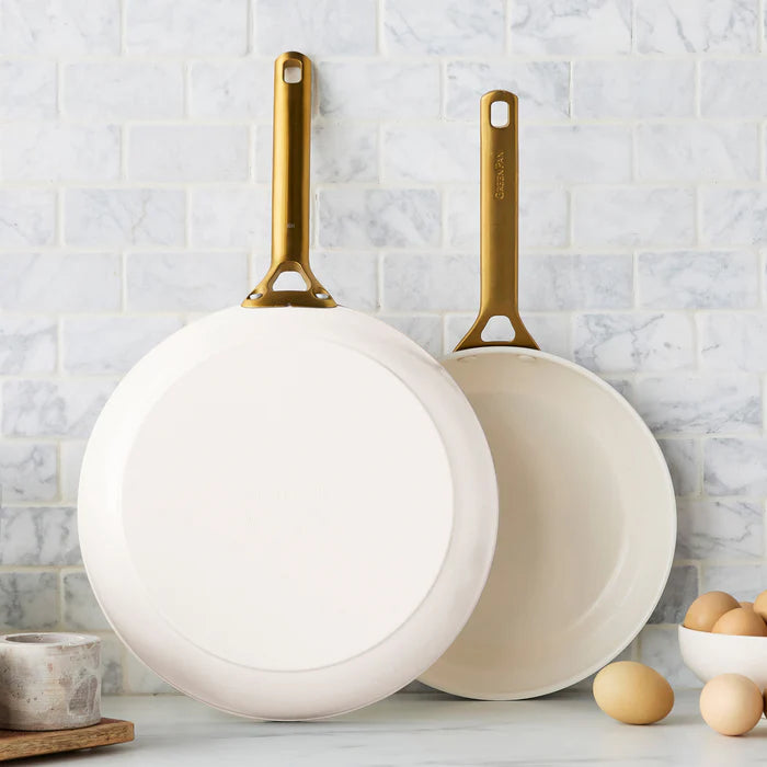 Grenpan Reserve Pro Ceramic Nonstick Frypan Set in Cream