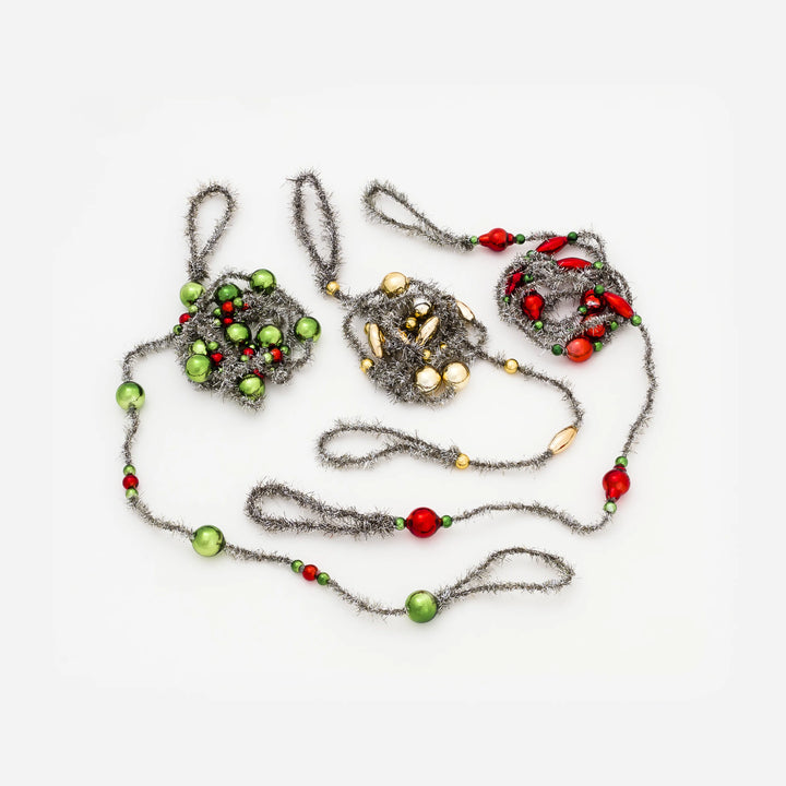 Tinsel Glass Bead Garland