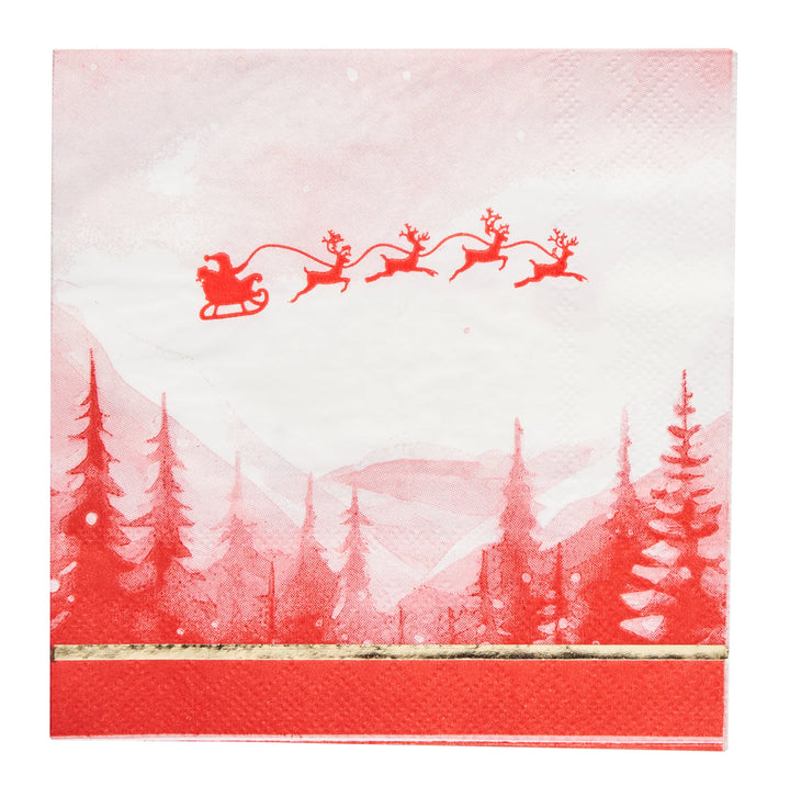 Sophistiplate Christmas Village Paper Napkins