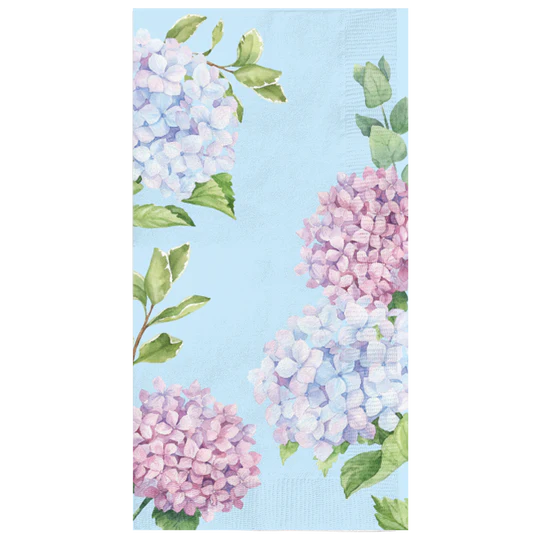 Sophistiplate Hydrangea Paper Guest Towel
