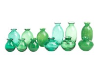 Nadiel Emerald Glass Vase - Assorted