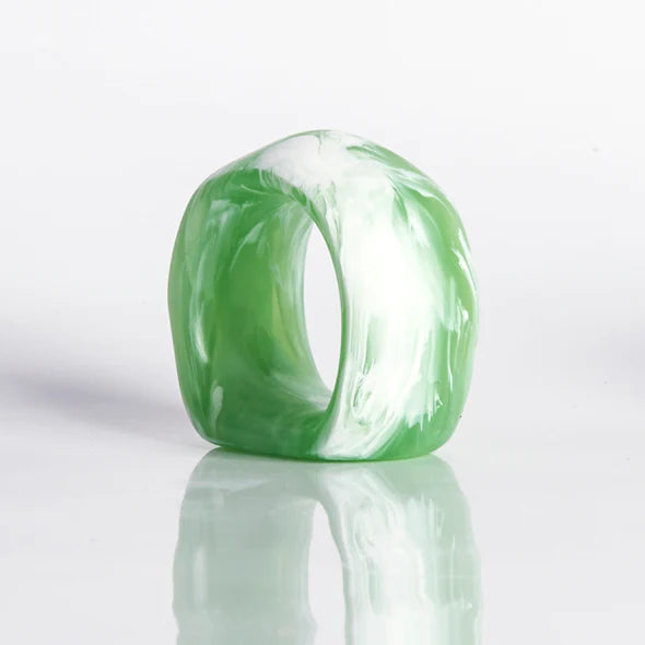 Napkin Ring - Mint Swirl