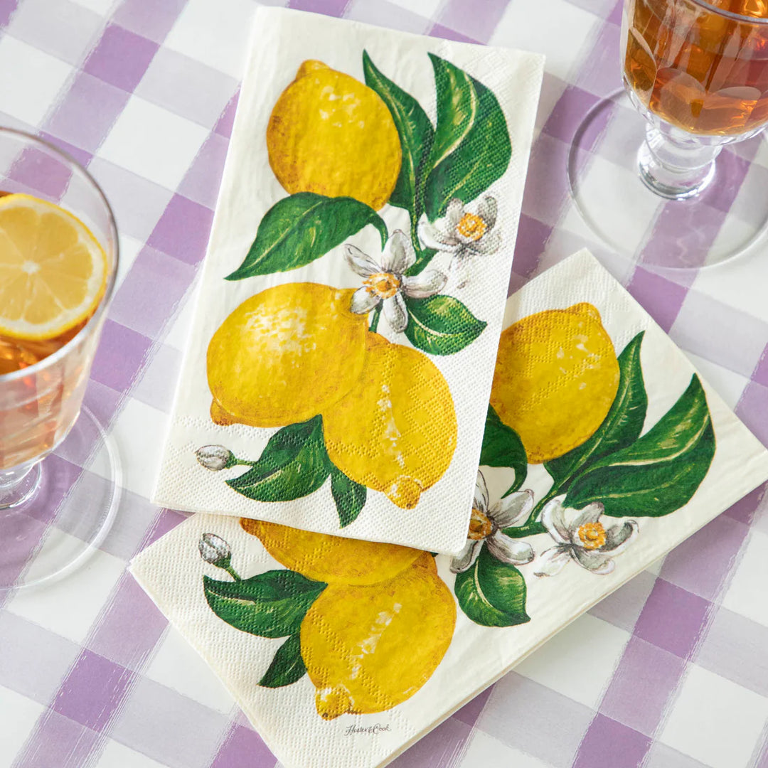Hester & Cook Lemons Guest Paper Napkins