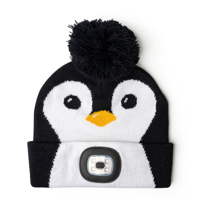 NightScope Kid's Christmas LED Pom Beanie Hat
