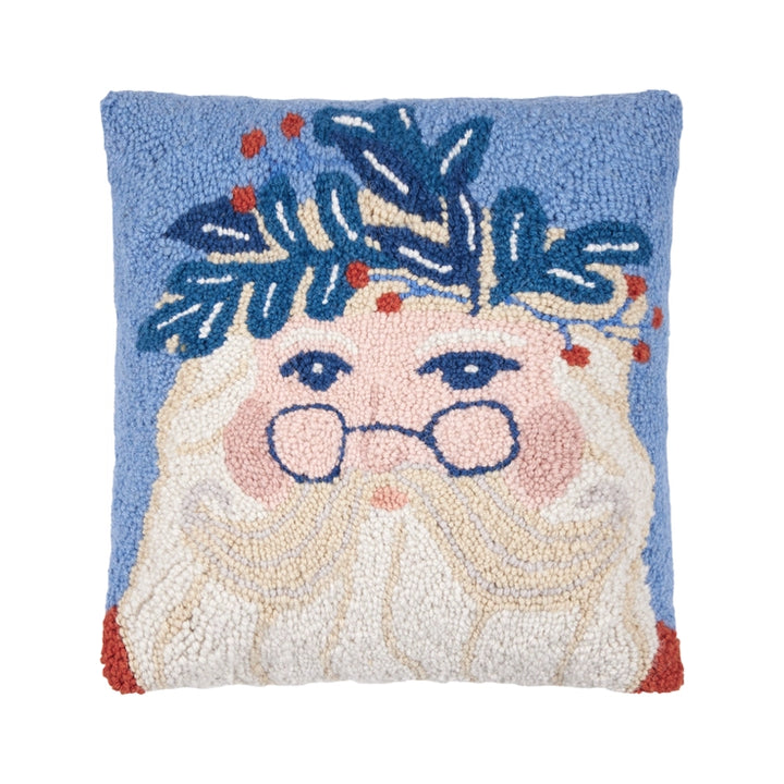 Peking Handicrafts Nordic Blue Santa Hook Pillow